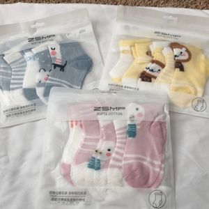 Kids cotton blend socks